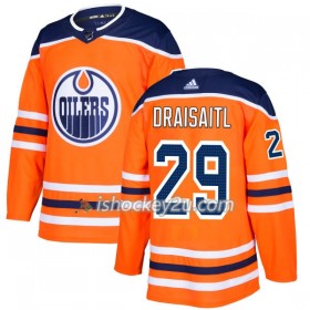 Mænd NHL Edmonton Oilers Trøje Leon Draisaitl 29 Adidas 2017-2018 Orange Authentic